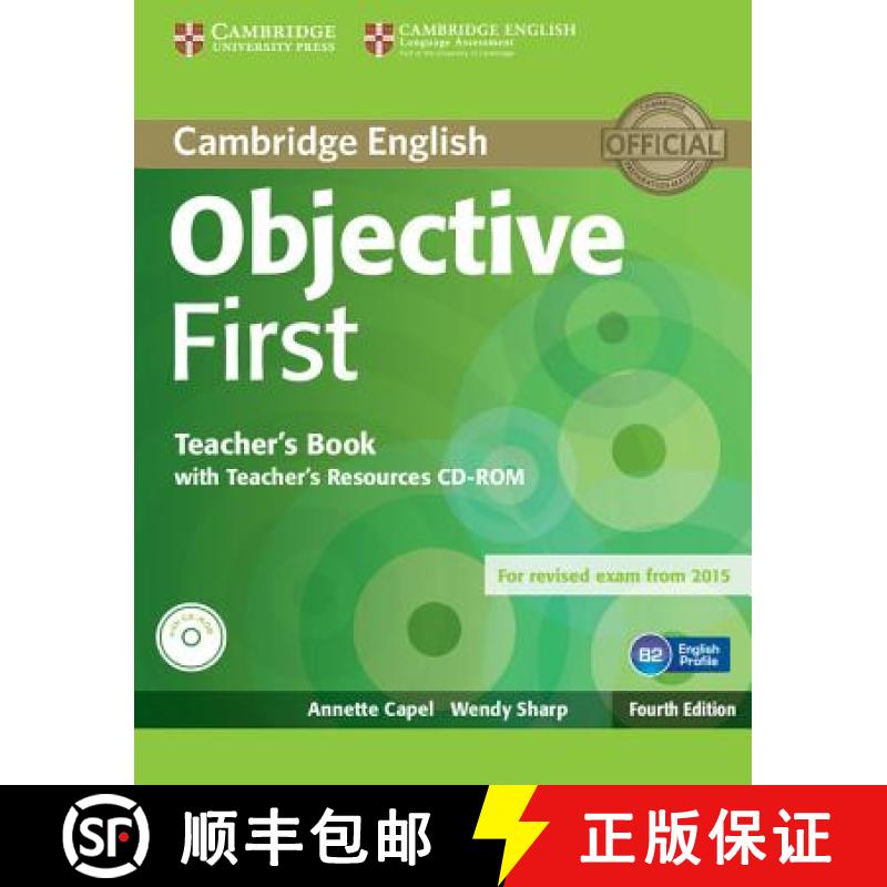 【2-3周达】Objective First Teacher's Book with Teacher's Resources CD-ROM: - Objective First Teacher'... [9781107628359]