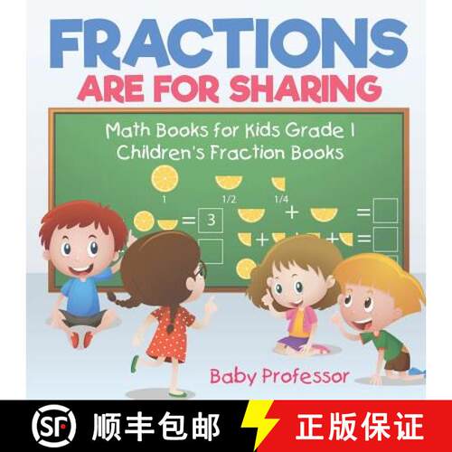 【3-4周达】Fractions are for Sharing - Math Books for Kids Grade 1 | Children's Fraction Books [9781541927971]