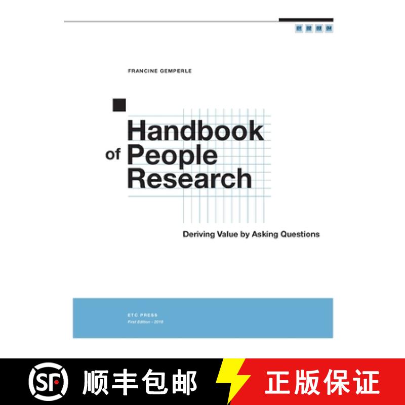 【3-4周达】Handbook of People Research: Deriving Value by Asking Questions [9780359228096]