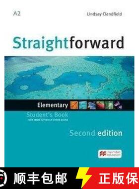 【3-4周达】Straightforward 2nd Edition Elementary + eBook Student's Pack [9781786327611]