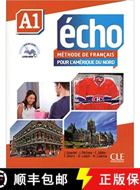 【3-4周达】Echo a1 eleve - pour l'amerique du nord + dvd: Méthode de français pour l'Amérique du Nord [9782090385083]