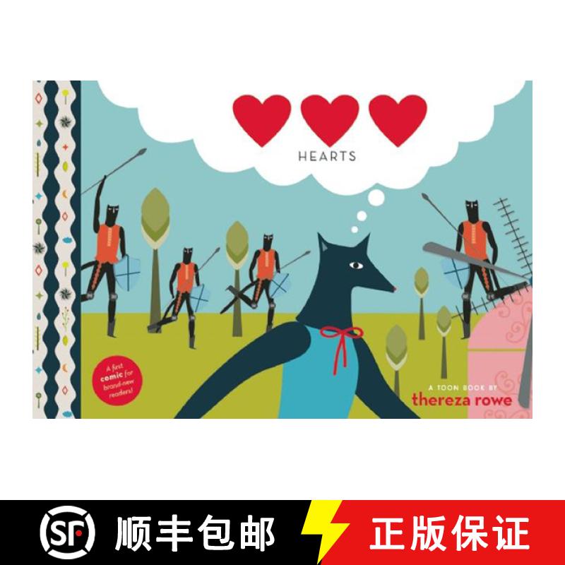 【3-4周达】Hearts: Toon Books Level 1 [9781935179597]