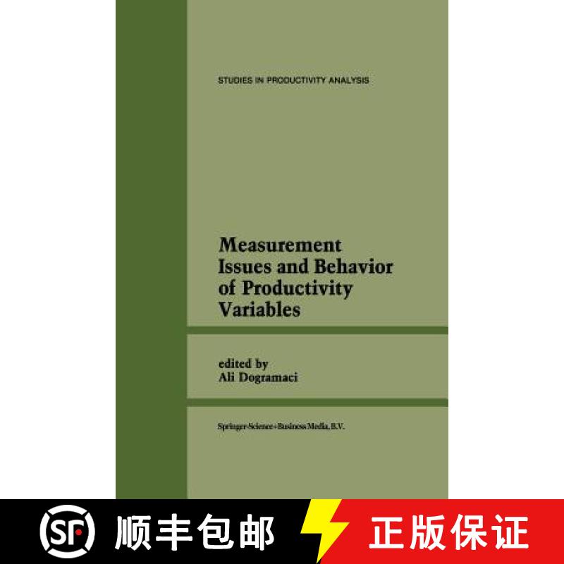 【3-4周达】Measurement Issues and Behavior of Productivity Variables [9789401568692]