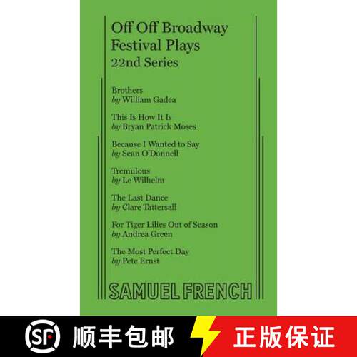 【3-4周达】Off Off Broadway Festival Plays, 22nd Series [9780573602498]