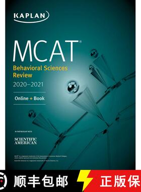 【3-4周达】MCAT Behavioral Sciences Review 2020-2021: Online + Book (Proprietary) (Proprietary) [9781506248622]