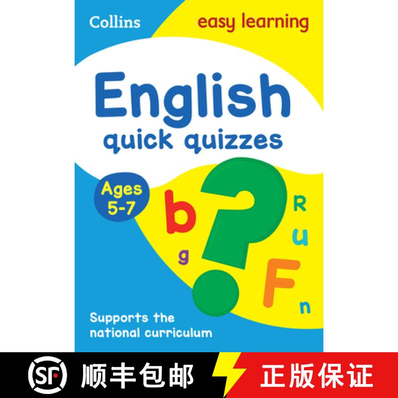 【3-4周达】English Quick Quizzes Ages 5-7: Ideal for Home Learning [9780008212537]