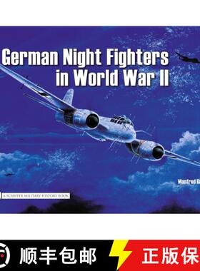 【3-4周达】German Night Fighters in World War II: AR234, DO217, TA154, HE219, JU88, JU388, BF110, ME62 [9780887402005]