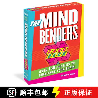 【3-4周达】The Mind Benders Card Deck: Over 150 Puzzles to Challenge Your Brain [9781523523191]