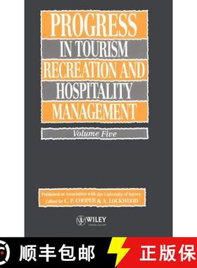 【3-4周达】Progress In Tourism, Recreation & Hospitality Management V 5 [Wiley酒店管理] [9780471944331]