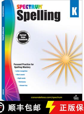 【3-4周达】Spectrum Spelling, Grade K: Volume 27 [9781483811734]