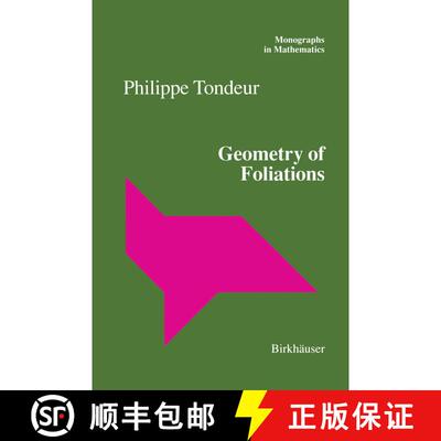 【3-4周达】精装 Geometry of Foliations [9783764357412]
