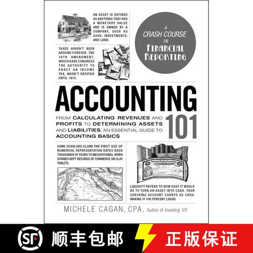 【3-4周达】精装 Accounting 101: From Calculating Revenues and Profits to Determining Assets and Liabi... [9781507202920]