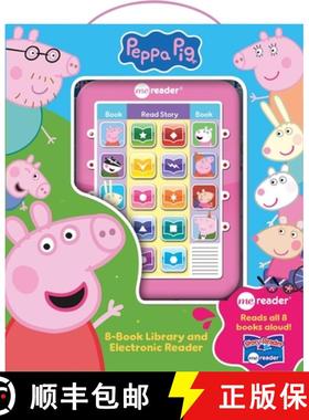 【3-4周达】Peppa Pig: Me Reader 8-Book Library and Electronic Reader Sound Book Set [With Electronic ... [9781503752351]