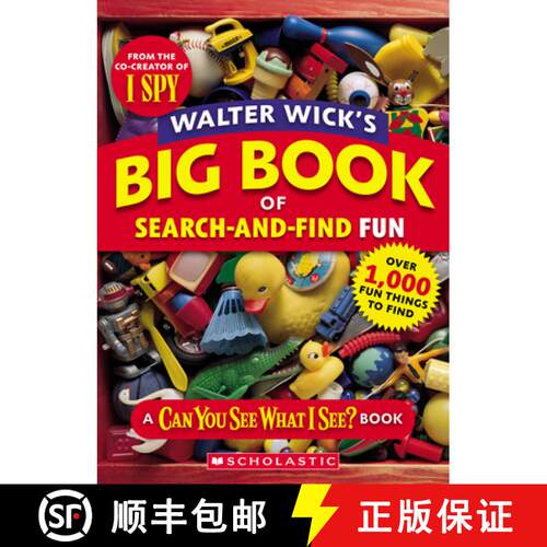 【3-4周达】Walter Wick's Big Book of Search-And-Find Fun [9798225002305]