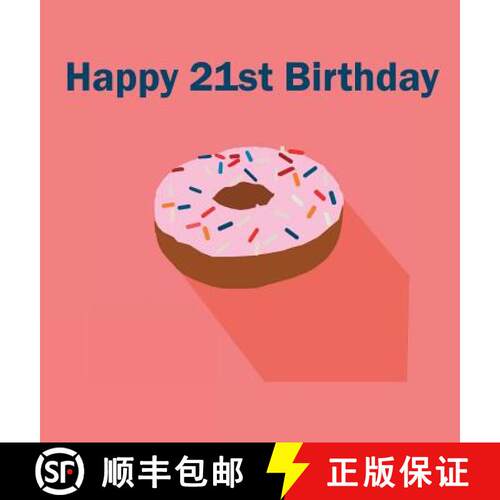 【3-4周达】精装 Happy 21st Birthday Guest Book (Hardcover): 21st Birthday book, guest book, photo alb... [9781912817139]