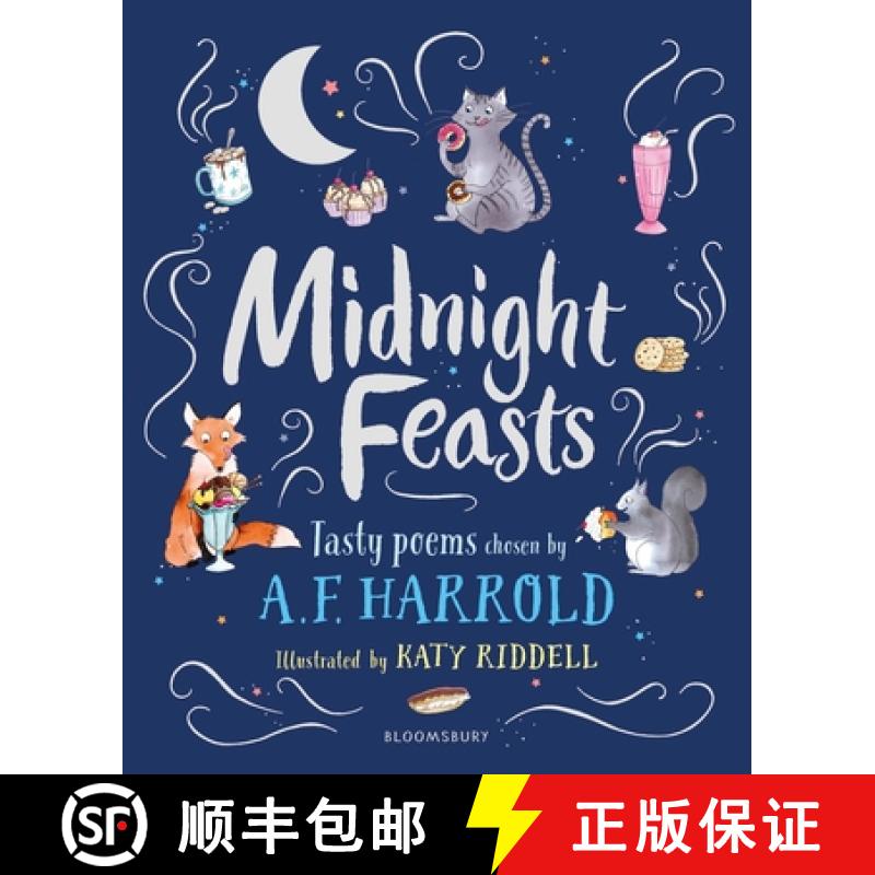 【3-4周达】Midnight Feasts: Tasty poems chosen by A.F. Harrold [9781472944078]