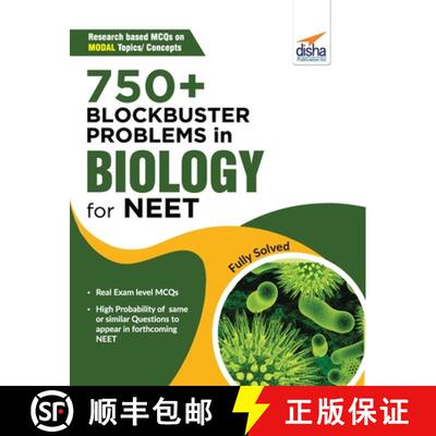 【3-4周达】750+ Blockbuster Problems in Biology for NEET [9789390511136]