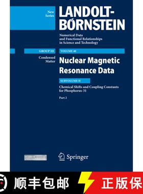【3-4周达】Chemical Shifts and Coupling Constants for Phosphorus-31, Part 2: Nuclear Magnetic Resonan... [9783642416125]