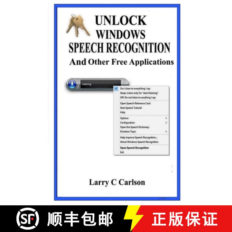 【2-3周达】Unlock Windows Speech Recognition [9780359115815]