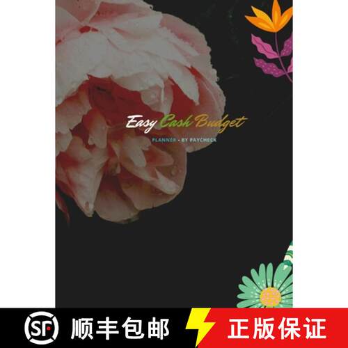 【3-4周达】Easy Cash Budget Planner: Paycheck by Paycheck [9781387627059]