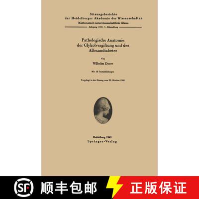 【3-4周达】Pathologische Anatomie der Glykolvergiftung und des Alloxandiabetes [9783540014232]