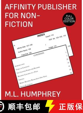 【3-4周达】Affinity Publisher for Non-Fiction: Full-Color Edition [9781637440711]