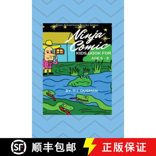 【3-4周达】Ninja Comic Kids Book For Age 6 - 8 [9783743997363]