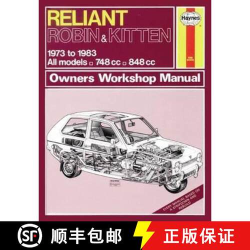 【3-4周达】Reliant Robin & Kitten Owners Workshop Manual [9780857335968]