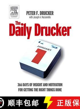 【3-4周达】The Daily Drucker: 366 Days of Insight and Motivation for Getting the Right Things Done [9780750665995]