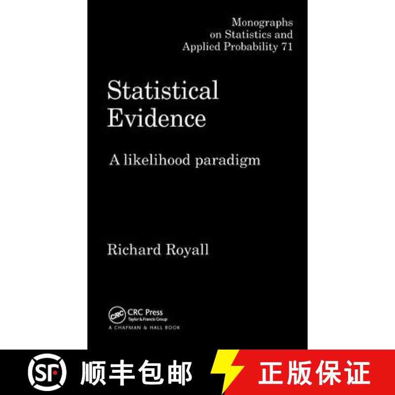 【3-4周达】Statistical Evidence: A Likelihood Paradigm [9781032478005]