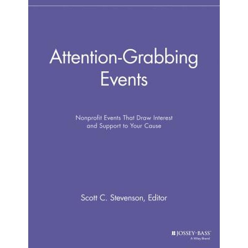 预订 attention-grabbing events: nonprofit. [9781118691595]