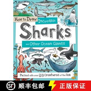 Creatures How with Packed Giants 9781438008530 the Sea and Draw Other Incredible 预订 Over Ocean Sharks