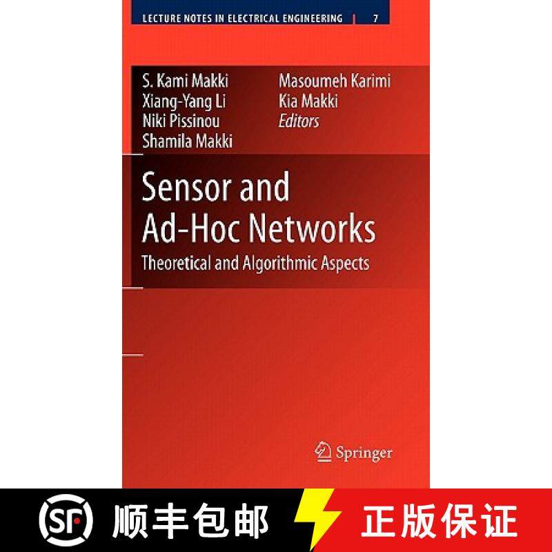 【3-4周达】Sensor and Ad-Hoc Networks: Theoretical and Algorithmic Aspects [9780387773193]