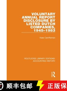 【3-4周达】Voluntary Annual Report Disclosure by Listed Dutch Companies, 1945-1983 [9780367499099]