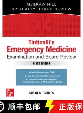 【3-4周达】Tintinalli's Emergency Medicine Examination and Board Review, 9th Edition [9781260025941]