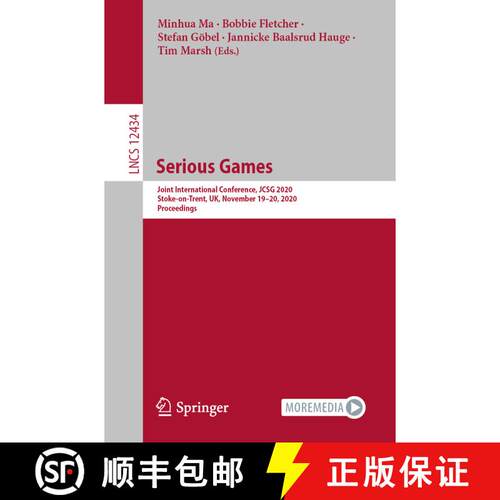 【3-4周达】Serious Games : Joint International Conference, JCSG 2020, Stoke-on-Trent, UK, November 19... [9783030618131]