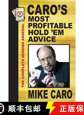 【3-4周达】Caro's Most Profitable Hold'em Advice [9781580423861]