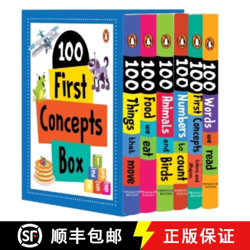 【3-4周达】My First 100 Concept Board Book (6 Books Boxset) : A Boxset of 6 illustrated Board Books f... [9789815144239]