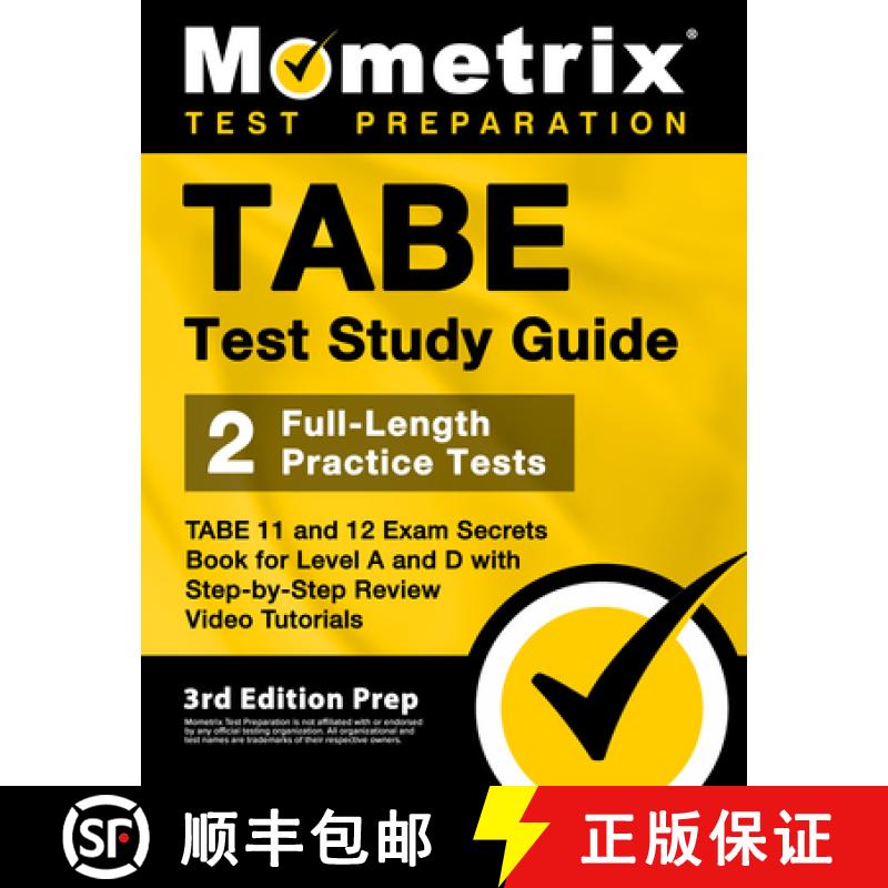 【3-4周达】TABE Test Study Guide - TABE 11 and 12 Secrets Book for Level A and D, 2 Full-Length Pract... [9781516718597]