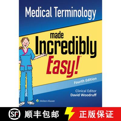 【3-4周达】Medical Terminology Made Incredibly Easy (Incredibly Easy! Series®):  (4th edition) [9781496374073]