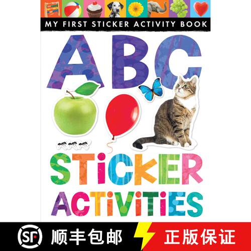 【3-4周达】ABC Sticker Activities: My First Sticker Activity Book [9781589253018]
