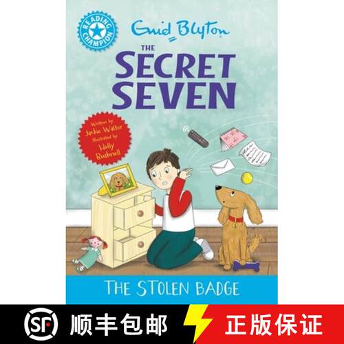 【3-4周达】精装 Reading Champion: The Secret Seven: The Stolen Badge: Blue Band 4 [9781445197029]