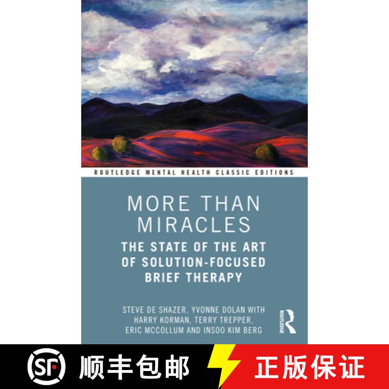 【3-4周达】More Than Miracles: The State of the Art of Solution-Focused Brief Therapy [9780367646417]