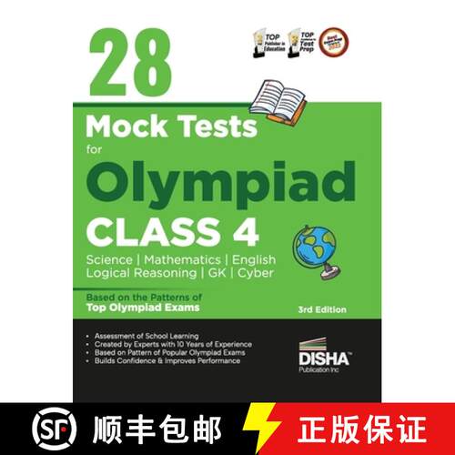 【3-4周达】28 Mock Test Series for Olympiads Class 4 Science, Mathematics, English, Logical Reasoning... [9789355645852]