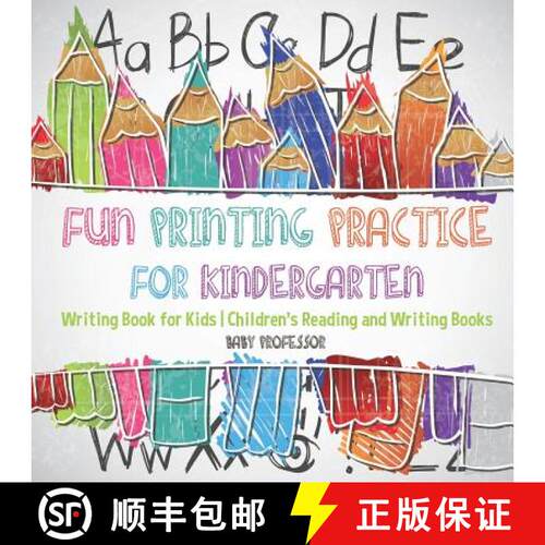 【3-4周达】Fun Printing Practice for Kindergarten : Writing Book for Kids | Children's Reading and Wr... [9781541925809]