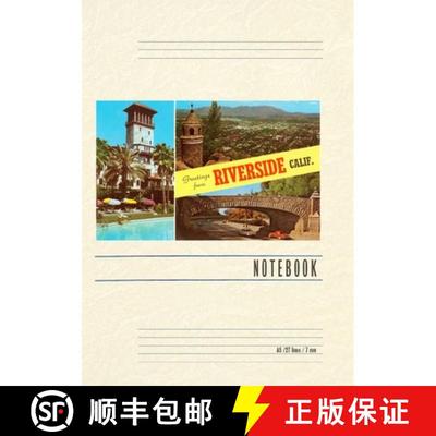 预订 Vintage Lined Notebook Greetings from Riverside, California [9798385402663]
