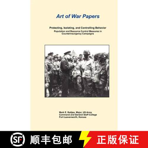 【3-4周达】Art of War Papers: Protecting, Isolating, and Controlling Behavior: Population and Resourc... [9781780398037]