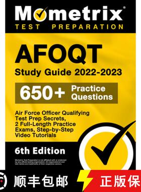 预订 Afoqt Study Guide 2022-2023 - Air Force Officer Qualifying Test Prep Secrets, 2 Full-Length Prac... [9781516719419]