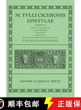 【3-4周达】Epistulae: Volume II, Part 2: Ad Atticum, Books IX-XVI [9780198146414]