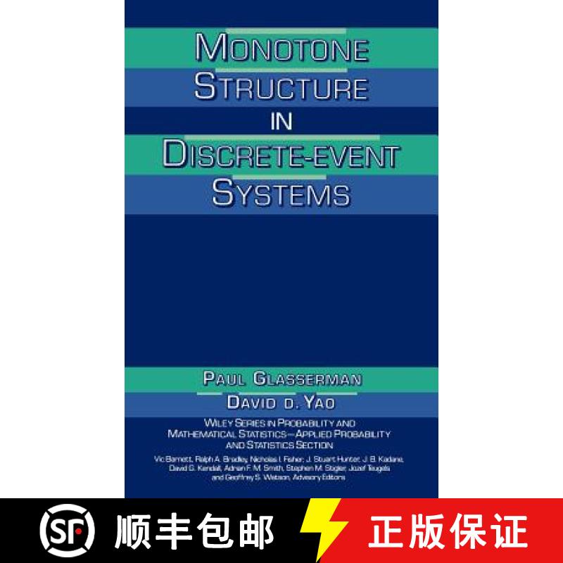 【3-4周达】Monotone Structure In Discrete-Event Systems [Wiley统计学] [9780471580416]